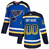 Customized Men's St. Louis Blues Royal Drift Fashion Adidas Jersey,baseball caps,new era cap wholesale,wholesale hats